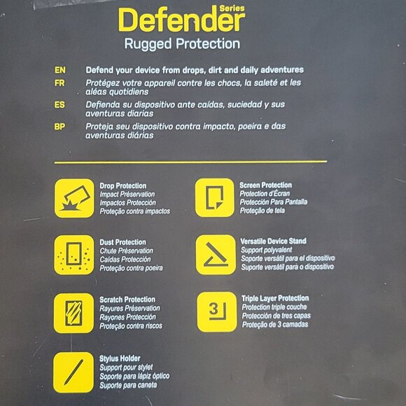 OtterBox Defender Rugged iPad (5th & 6th gen) Certified Drop Protection Case. - Picture 7 of 7